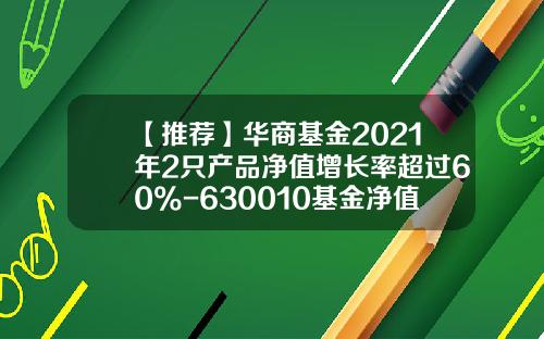 【推荐】华商基金2021年2只产品净值增长率超过60%-630010基金净值