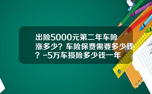 出险5000元第二年车险涨多少？车险保费需要多少钱？-5万车损险多少钱一年