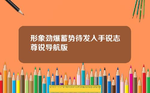 形象劲爆蓄势待发入手锐志尊锐导航版