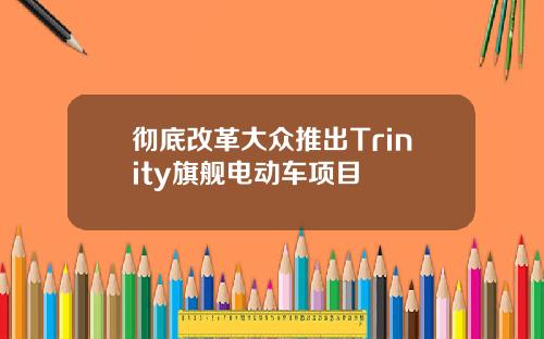 彻底改革大众推出Trinity旗舰电动车项目