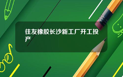 往友橡胶长沙新工厂开工投产