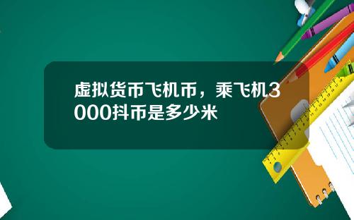 虚拟货币飞机币，乘飞机3000抖币是多少米