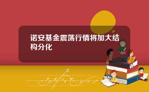 诺安基金震荡行情将加大结构分化