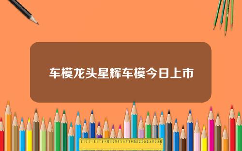 车模龙头星辉车模今日上市