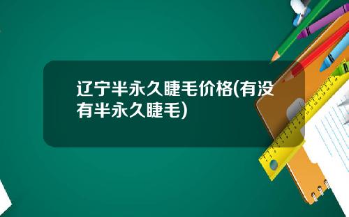 辽宁半永久睫毛价格(有没有半永久睫毛)