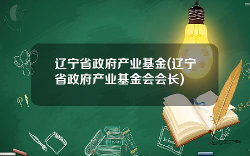 辽宁省政府产业基金(辽宁省政府产业基金会会长)