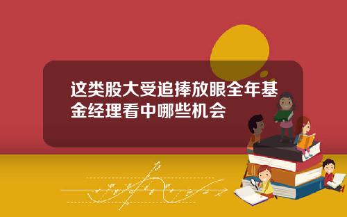 这类股大受追捧放眼全年基金经理看中哪些机会