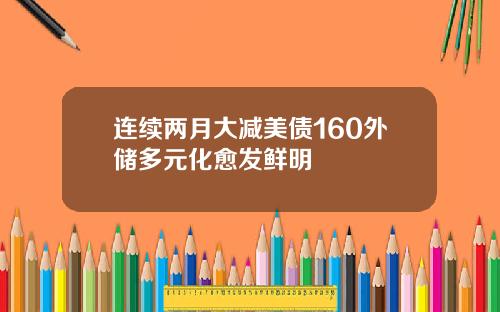 连续两月大减美债160外储多元化愈发鲜明