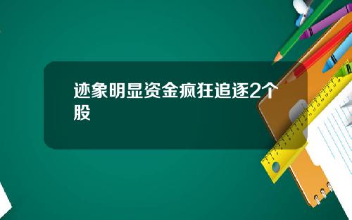 迹象明显资金疯狂追逐2个股