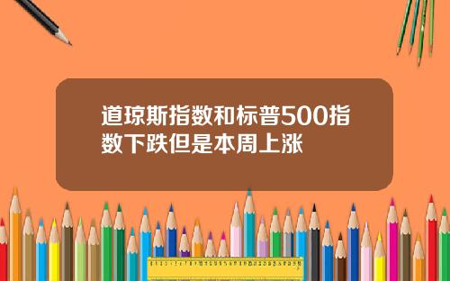 道琼斯指数和标普500指数下跌但是本周上涨