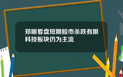 郑眼看盘短期股市杀跌有限科技板块仍为主流