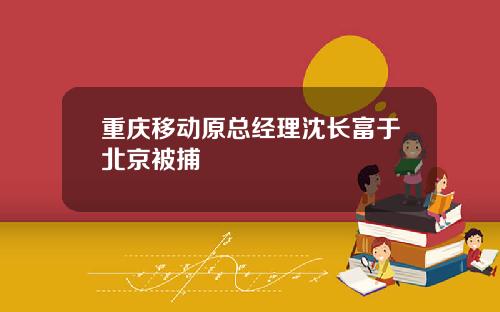 重庆移动原总经理沈长富于北京被捕