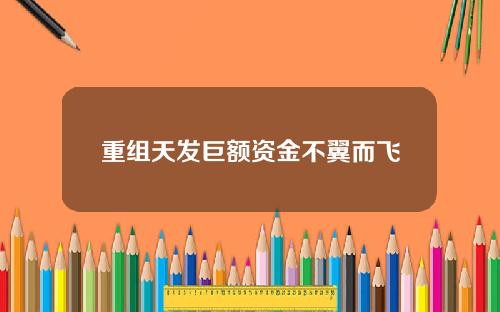 重组天发巨额资金不翼而飞