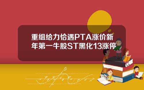 重组给力恰遇PTA涨价新年第一牛股ST黑化13涨停