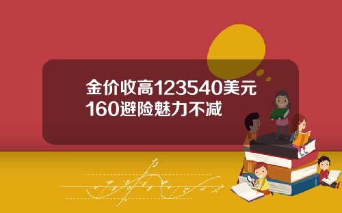 金价收高123540美元160避险魅力不减