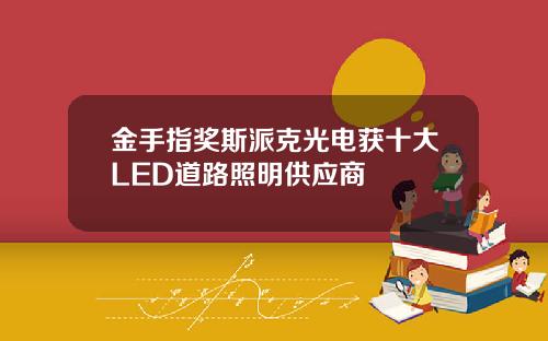 金手指奖斯派克光电获十大LED道路照明供应商