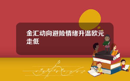 金汇动向避险情绪升温欧元走低