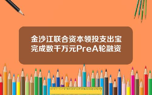 金沙江联合资本领投支出宝完成数千万元PreA轮融资