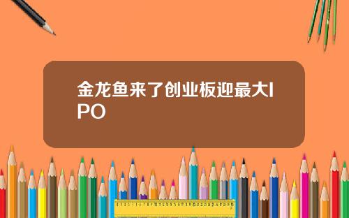 金龙鱼来了创业板迎最大IPO