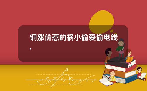 铜涨价惹的祸小偷爱偷电线.