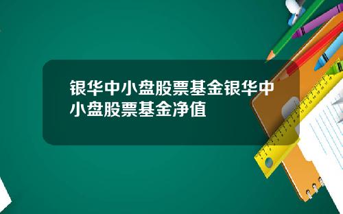 银华中小盘股票基金银华中小盘股票基金净值