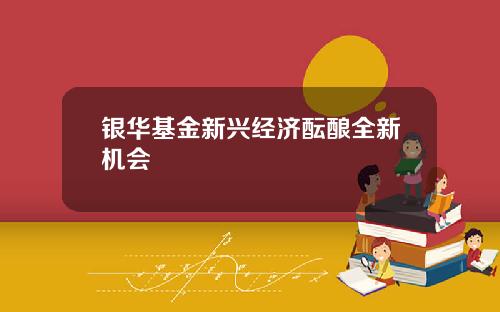 银华基金新兴经济酝酿全新机会