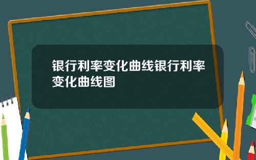 银行利率变化曲线银行利率变化曲线图