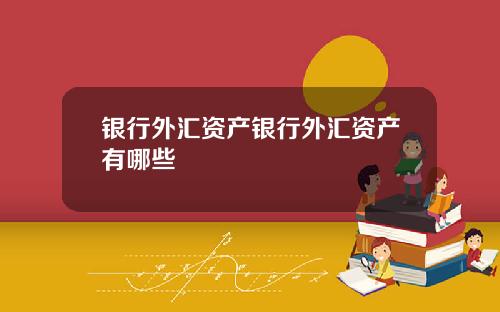 银行外汇资产银行外汇资产有哪些