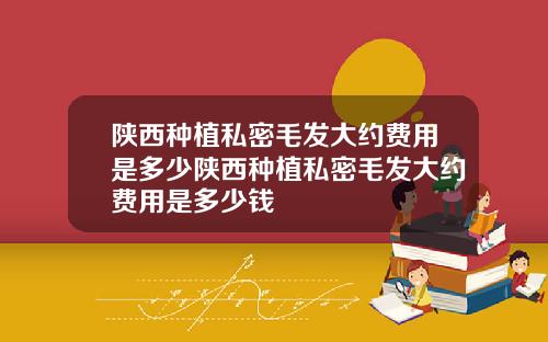 陕西种植私密毛发大约费用是多少陕西种植私密毛发大约费用是多少钱