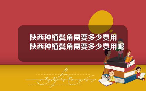 陕西种植鬓角需要多少费用陕西种植鬓角需要多少费用呢