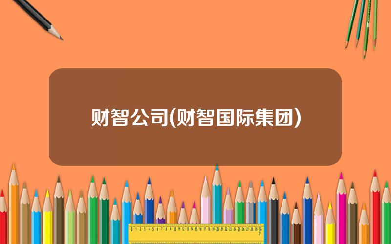 财智公司(财智国际集团)