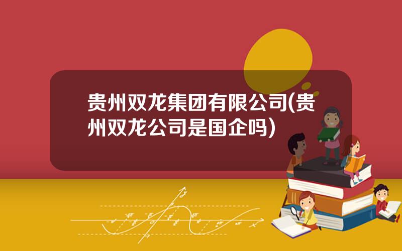 贵州双龙集团有限公司(贵州双龙公司是国企吗)