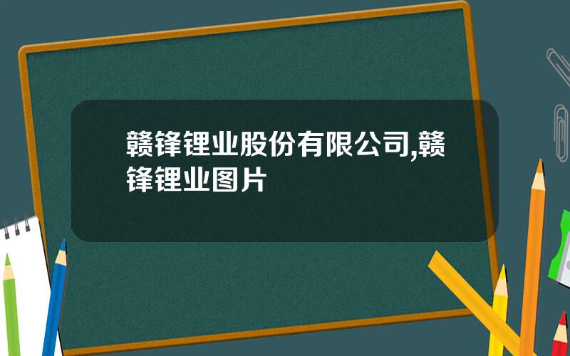 赣锋锂业股份有限公司,赣锋锂业图片