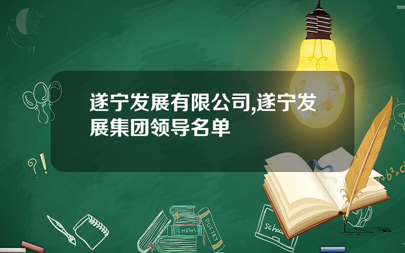 遂宁发展有限公司,遂宁发展集团领导名单