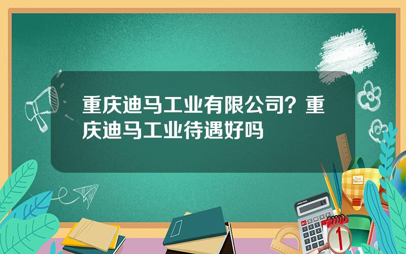重庆迪马工业有限公司？重庆迪马工业待遇好吗