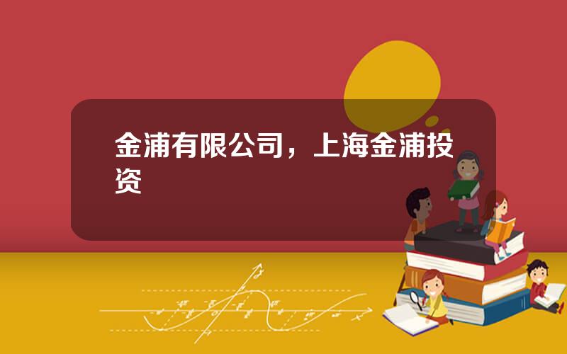 金浦有限公司，上海金浦投资