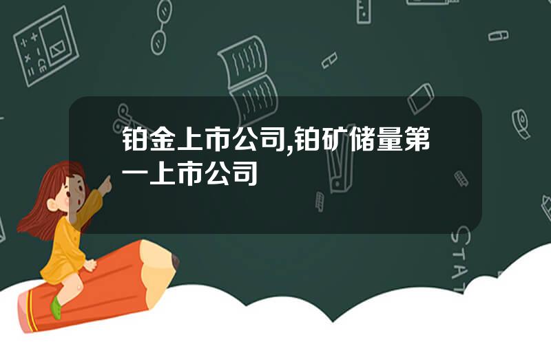 铂金上市公司,铂矿储量第一上市公司