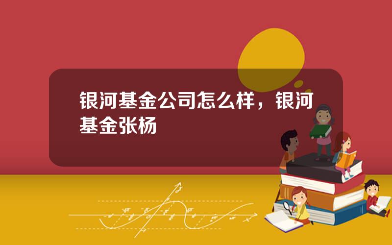 银河基金公司怎么样，银河基金张杨