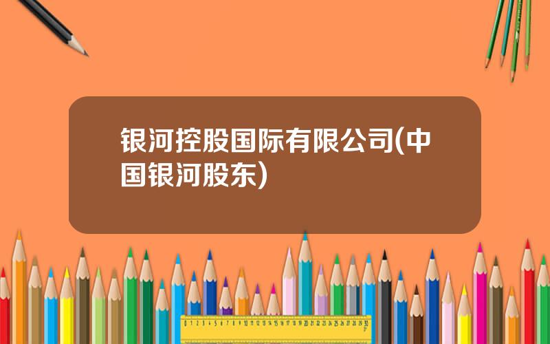 银河控股国际有限公司(中国银河股东)