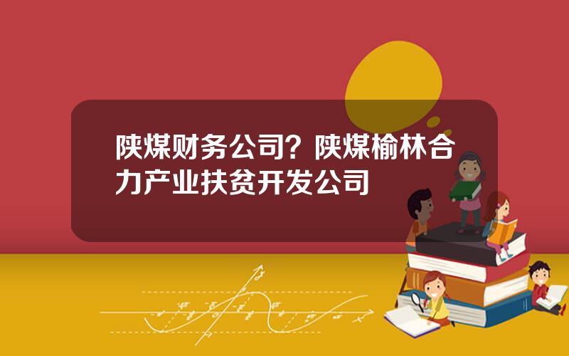 陕煤财务公司？陕煤榆林合力产业扶贫开发公司