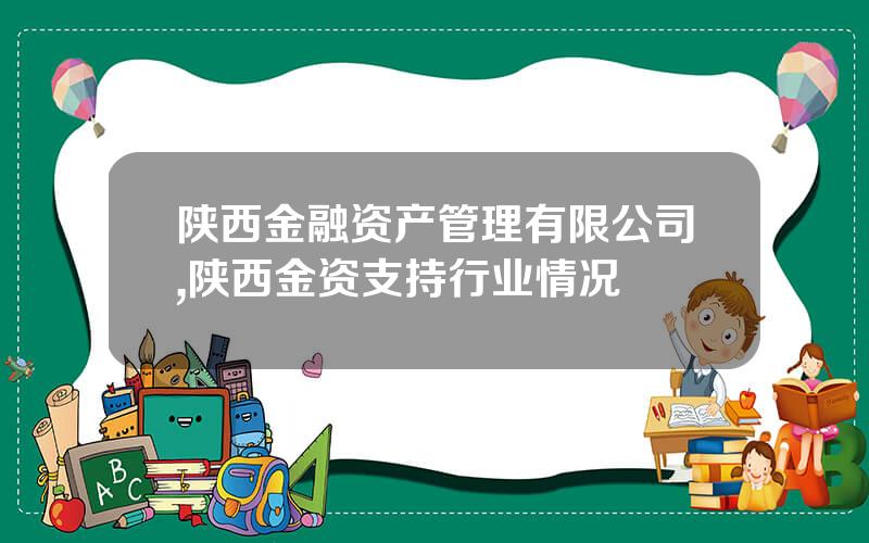 陕西金融资产管理有限公司,陕西金资支持行业情况