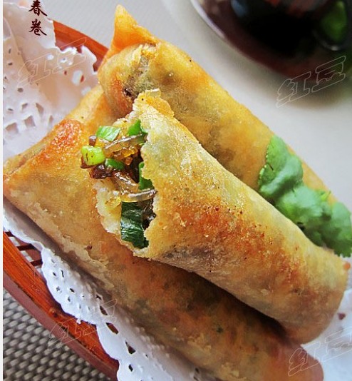 韭菜春卷怎么做？_美食