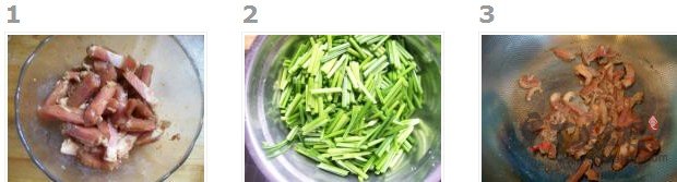 韭苔炒肉怎么做？_美食